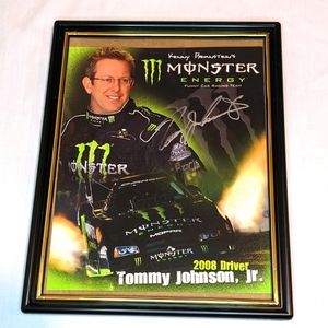NHRA Signed Framed Tommy Johnson Jr. Promo Photo